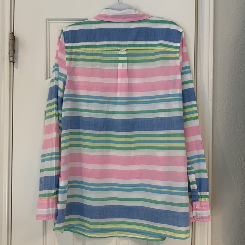 Talbots Classic Cotton Tunic Stripe - size M - Picture 3 of 5